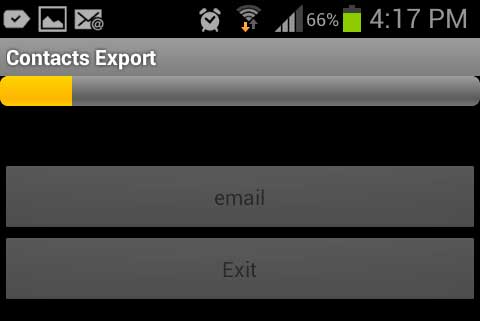 iPhone CSV Export