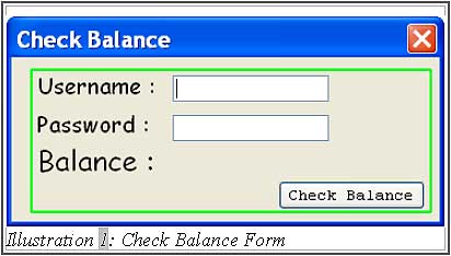 Check SMS balance with VB.net